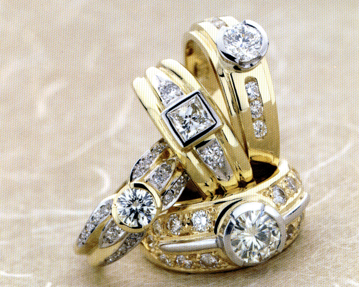 Half Bezel Rings